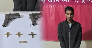 কুমিল্লায় যৌথবাহিনীর অভিযান: পিস্তল-বুলেটসহ আটক ১